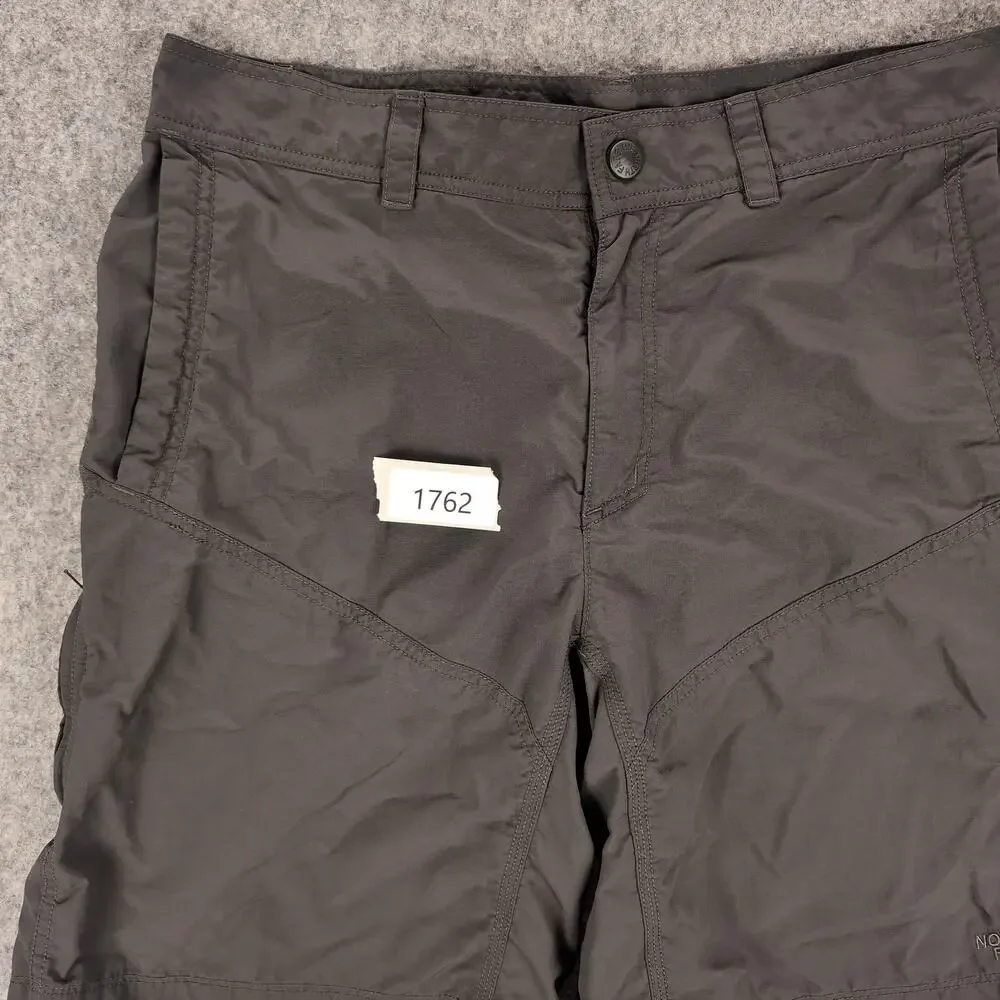 The North Face Shorts Mens 36 Gray Nylon Hiking Quick Dry Pockets Outdoor